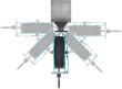 HAZET Schlauchaufroller ∙ offen ∙ 20 m ∙ 10 mm Innen-⌀ 9040OS-10 ∙ 20 m Produktbild img6 S