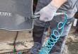 HAZET Ausblaspistole ∙ geräuscharm ∙ mit breiter Flachdüse 9040P-5 ∙ Länge: 203 mm Produktbild img2 S