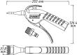 HAZET Ausblaspistole ∙ geräuscharm ∙ mit breiter Flachdüse 9040P-5 ∙ Länge: 203 mm Produktbild img6 S