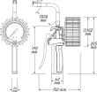 HAZET Reifenfüll-Messgerät ∙ geeicht 9041G-1 Produktbild img4 S