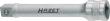 HAZET Verlängerung 917-5 ∙ 1/2 Zoll (12,5 mm) Vierkant hohl ∙ 1/2 Zoll (12,5 mm) Vierkant massiv ∙ Länge: 123 mm Produktbild img1 S