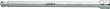 HAZET Verlängerung ∙ schwenkbar 919-10 ∙ 1/2 Zoll (12,5 mm) Vierkant hohl ∙ 1/2 Zoll (12,5 mm) Vierkant massiv ∙ Länge: 248 mm Produktbild img1 S