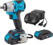 HAZET HAZET Mini Akku Schlagschrauber Satz ∙ 18&nbsp;Volt 9212M-1/4 ∙ Lösemoment maximal [Nm]: 270 Nm ∙ 1/2 Zoll (12,5 mm) Vierkant massiv ∙ 4-teilig Produktbild img1 S