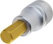 HAZET Schraubendreher-Steckschlüsseleinsatz 986-10 ∙ 1/2 Zoll (12,5 mm) Vierkant hohl ∙ Innen Sechskant Profil ∙ SW 10 mm Produktbild img2 S