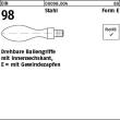 Reyher DIN 98 Stahl Form E Drehbare Ballengriffe mit Gewindezapfen, mit Innensechskant Produktbild img1 S