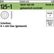 Reyher DIN 125-1 Stahl 140 HV Form B galvanisch verzinkt Scheiben, mit Fase (gestanzt) Produktbild img1 S