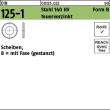 Reyher DIN 125-1 Stahl 140 HV Form B feuerverzinkt Scheiben, mit Fase (gestanzt) Produktbild img1 S