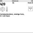 Reyher DIN 439 04 Form B Sechskantmuttern, niedrige Form, mit Fasen Produktbild img1 S