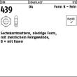 Reyher DIN 439 04 Form B - Fein Sechskantmuttern, niedrige Form, mit metrischem Feingewinde, mit Fasen Produktbild img1 S