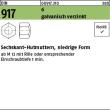 Reyher DIN 917 6 galvanisch verzinkt Sechskant-Hutmuttern, niedrige Form Produktbild img1 S