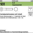 DIN 931 8.8 U M 20 x 260 feuerverzinkt tZn VE=S Produktbild img1 S