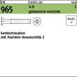 Reyher DIN 965 4.8 Z galvanisch verzinkt Senkschrauben mit Pozidriv-Kreuzschlitz Z Produktbild img1 S