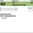 Reyher ~DIN 965 4.8 ISR galvanisch verzinkt Senkschrauben, mit Innensechsrund Produktbild img1 S