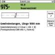 Reyher ~DIN 975 10.9 feuerverzinkt Gewindestangen, Länge 1000 mm Produktbild img1 S