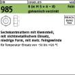 Reyher DIN 985 8 (<=M 5 = 6 - 8 ) Fein galvanisch verzinkt Sechskantmuttern mit Klemmteil, mit nichtmet. Einsatz, mit met. Feingew. Produktbild img1 S