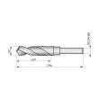 Spiralbohrer mit abgesetzten zylindrischen Schaft 12,7 Ø A1701.1/4 Produktbild img4 S