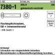 Reyher ~ISO 7380-1 010.9 ISR galvanisch verzinkt Flachkopfschrauben, mit Innensechsrund Produktbild img1 S