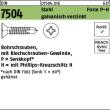 Reyher DIN 7504 Stahl Form P-H galvanisch verzinkt Bohrschrauben, mit Blechschrauben-Gew., mit Senkkopf nach DIN 7982, KS -H Produktbild img1 S
