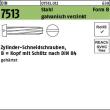 DIN 7513 Stahl B M 4 x 16 galv. verzinkt gal Zn VE=S Produktbild img1 S