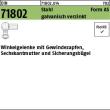 DIN 71802 Stahl Form AS galvanisch verzinkt Winkelgelenke mit Gewindezapfen, Sechskantmutter und Sicherungsbügel Produktbild img1 S