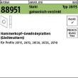 ART 88951 Hammerkopf Gewindeplatte Typ 28/15, M 8 , gal Zn gal Zn VE=S Produktbild img1 S