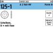 Reyher DIN 125-1 A 2 140 HV Form B Scheiben, mit Fase Produktbild img1 S