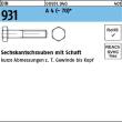 Reyher DIN 931 A 4 - 70 Sechskantschrauben mit Schaft Produktbild img1 S