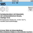 Reyher ~DIN 985 A 4 - 80 Sechskantmuttern mit Klemmteil, mit nichtmetallischem Einsatz, niedrige Form Produktbild img1 S
