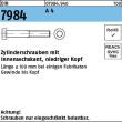 DIN 7984 A 4 M 4 x 16 A 4 VE=S Produktbild img1 S