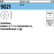 Reyher DIN 9021 A 2 Scheiben, Außen Ø ~3 x Schrauben Ø, Produktklasse C Produktbild img1 S