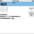 Reyher DIN 9021 A 4 Scheiben, Außen Ø ~3 x Schrauben Ø, Produktklasse C Produktbild img1 S