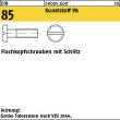 Reyher DIN 85 Kunststoff PA Flachkopfschrauben mit Schlitz Produktbild img1 S