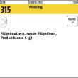 Reyher DIN 315 Messing Flügelmuttern, runde Flügelform, Produktklasse C (g) Produktbild img1 S