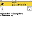 Reyher DIN 315 Messing galvanisch vernickelt Flügelmuttern, runde Flügelform, Produktklasse C (g) Produktbild img1 S