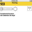 Reyher DIN 933 Messing Sechskantschrauben mit Gewinde bis Kopf Produktbild img1 S