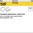 Reyher DIN 1587 Messing Sechskant-Hutmuttern, hohe Form Produktbild img1 S