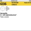 Reyher DIN 6336 Kunststoff Form K-St schwarz Sterngriffe, mit Gewindebuchse Produktbild img1 S