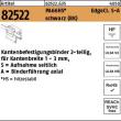 Reyher Artikel 82522 PA66HS EdgeCl. S-A schwarz Kantenbefestigungsbinder 2-teilig, für Kantenbreite 1-3mm, Aufn. seitlich-axial Produktbild img1 S