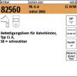 Reyher ART 82560 PA 6.6 B = max. 8 Befestigungsöse, natur, SB CL8 VE=S Produktbild img1 S