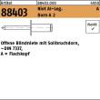 Reyher Artikel 88403 Niet Al-Leg. A Dorn A 2 Offene Blindniete mit Sollbruchdorn, ~DIN 7337, Flachkopf Produktbild