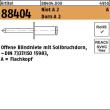 Reyher Artikel 88404 Niet A 2 A Dorn A 2 Offene Blindniete mit Sollbruchdorn, ~DIN 7337/ISO 15983, Flachkopf Produktbild