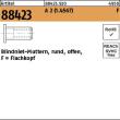 Reyher Artikel 88423 A 2 (1.4567) F Blindniet-Muttern, rund, offen, Flachkopf Produktbild img1 S