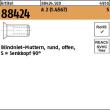Reyher Artikel 88424 A 2 (1.4567) S Blindniet-Muttern, rund, offen, Senkkopf 90° Produktbild img1 S