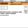 Reyher Artikel 88484 Stahl 6kt-S-klein galvanisch verzinkt Blindniet-Muttern, Sechskant, offen, kleiner Senkkopf Produktbild img1 S