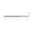 PFX - Tieflochspiralbohrer, lang A9401.7 Produktbild img4 S