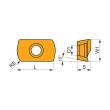 Fräswendeschneidplatte - Hochvorschub ADEX 160612SR-HF2:M8330 Produktbild img2 S