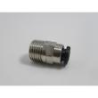 Aircraft Push-in-Stecker 1/4" AG x 6 mm, gerade, 16 bar Produktbild