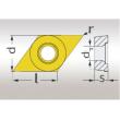 HM-Ersatzwendeplatten Optimum ISO DCMT070204 Produktbild