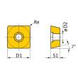 HM-Ersatzwendeplatten Optimum ISO SCMT09T304 Produktbild
