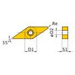 HM-Ersatzwendeplatten Optimum ISO RNMG1605MO Produktbild